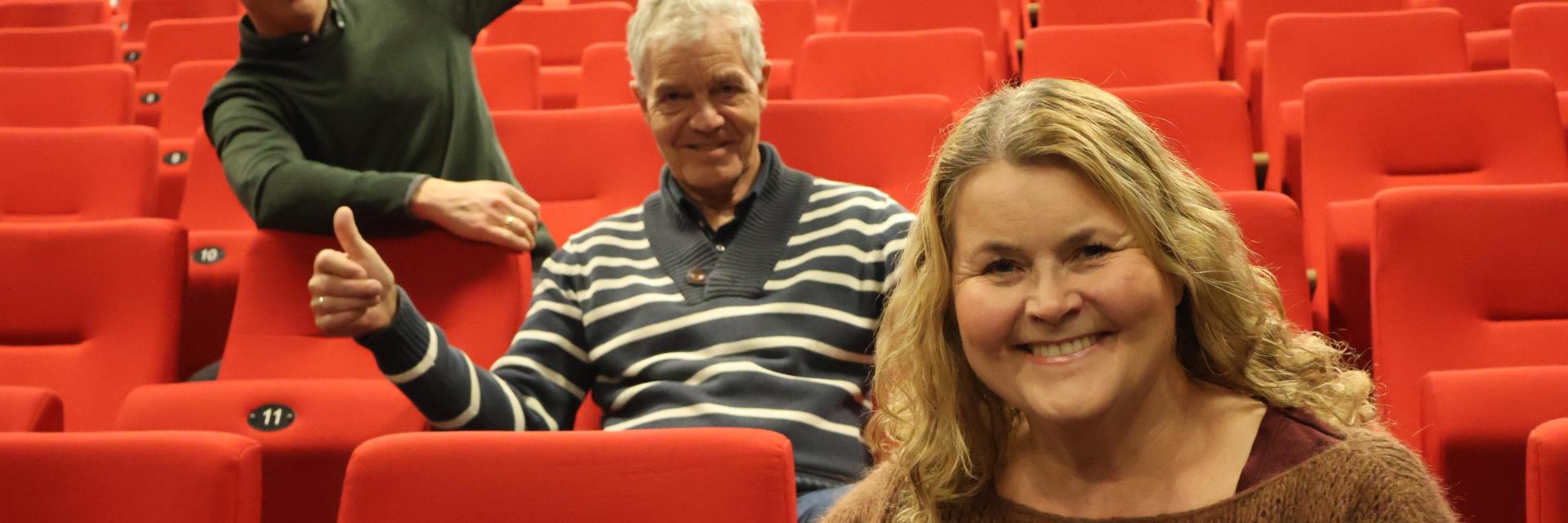 Planlegg for et godt liv hjemme - vi inviterer til åpent møte om aldersvennlige boliger, i Kultursalen onsdag 12. november - Kristian Botten Pedersen (f.v.), avdelingsleder plan, Randulf Rønningen i Pensjonistforeningen og kommunalsjef Miljø og samfunn, Marianne Holen.